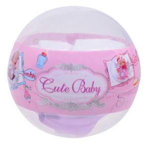 Кукла бебе - с розова наметка