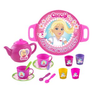 Детски комплект за чай - с поднос - 17 части