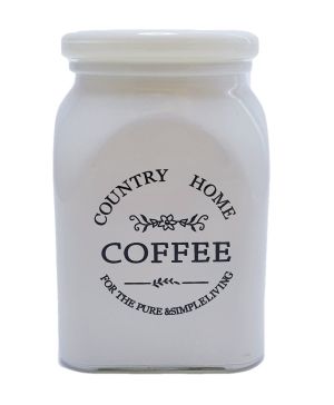 Буркан за кафе - порцеланов - 900 мл.