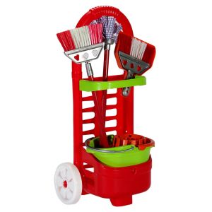 Детски комплект за почистване - с количка