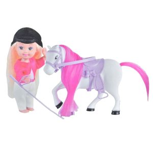 Кукла жокей с конче - 12 см.