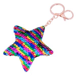 Ключодържател - магически пайети - звезда