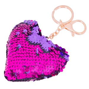 Ключодържател - магически пайети - сърце