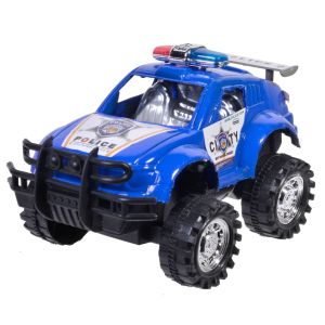 Полицейски джип - син - 15 см.