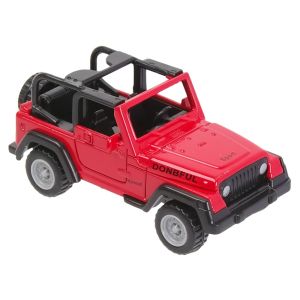 Джип - червен - 10 см.