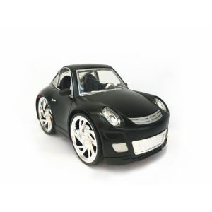 Лек автомобил - Nissan - черен - със звук и светлини