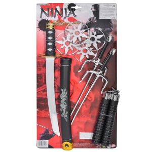 Детски нинджа комплект - 6 части