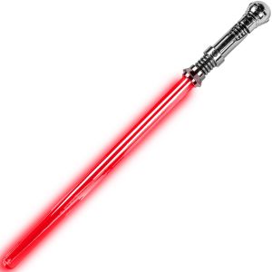 Детски меч - STAR WARS - светещ - червен