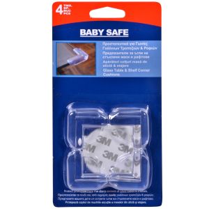 Предпазители за ъгли на стъклени маси и рафтове - 4 бр.