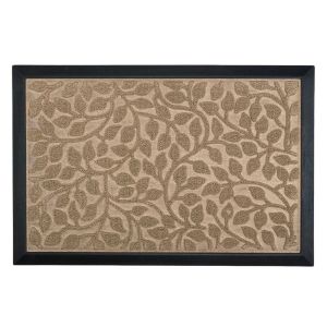 Входна изтривалка - мокет - листа - 60 x 40 см.