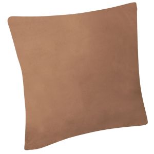 Калъфка за декоративна възглавница - кафява - кадифе - 43 х 43 см.