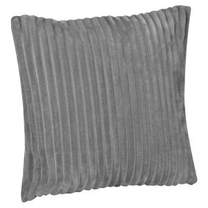 Калъфка за декоративна възглавница - сива - релефна - 45 х 45 см.