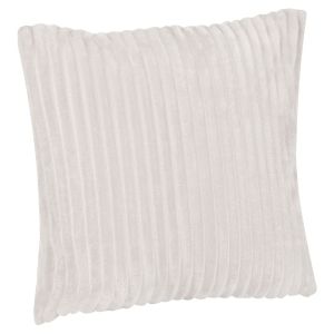 Калъфка за декоративна възглавница - екрю - релефна - 45 х 45 см.