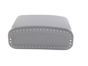 Окачваща се кошница за баня - пластмасова - бяла - 28 х 12 х 16 см.