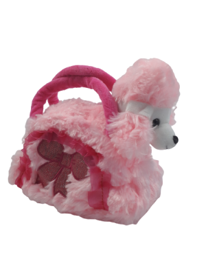 Плюшено кученце с чантичка