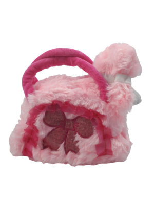 Плюшено кученце с чантичка