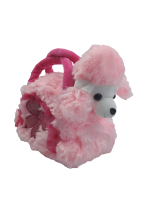 Плюшено кученце с чантичка