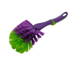 Четка за чинии - лилаво и зелено