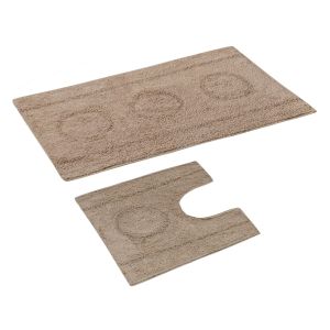 Изтривалки за баня - кафяви - 2 бр.