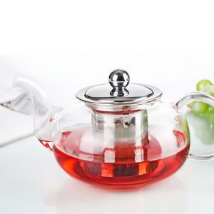 Кана за чай AVEC - стъклена - с цедка - 600 мл.