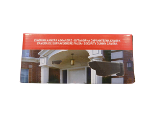 Реалистична фалшива охранителна камера - черна