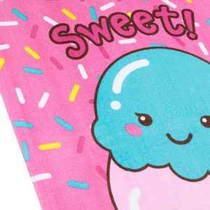 Детска плажна кърпа - сладолед -  70 х 140 см.