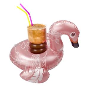 Надуваема поставка за чаша - фламинго