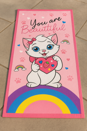 Детска памучна плажна кърпа Мари - 70 x 140 см.