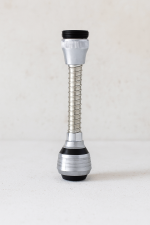 Удължител за чешма - метален - 15 см.