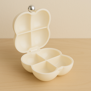 Елегантна кутийка за хапчета - 7 x 4 x 7 см.