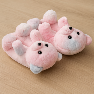 Дамски домашни пантофи Плюшено Мече 