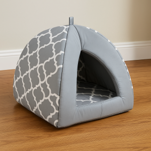 Мека къщичка за куче - Сива - 38 x 38 x 38 см.