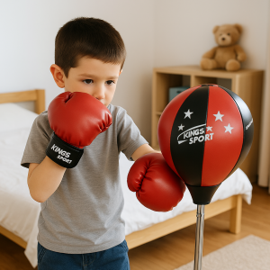 Детска боксова круша с ръкавици - до 102 см.