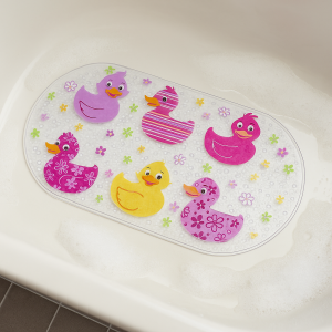 Противоплъзгаща подложка за баня - Патета - 69 x 38 см.