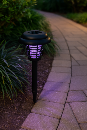 Соларна лампа против комари и насекоми - 36 см.