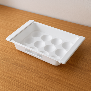 Практичен органайзер за яйца за хладилник - 26 x 18 x 5 см.