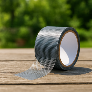 Лента за ремонт на мрежа за комарник - сива - 2 м. x 5 см.