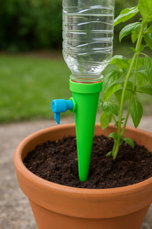 Уред за автоматично поливане на цветя в саксии - 16 см.