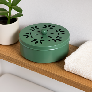 Поставка за спирали против комари - Метална - Зелена