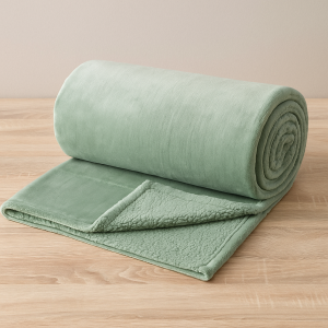 Покривало за Легло и Диван - Мента - 100% полиестер - 200x150 см.