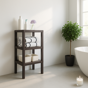 Пластмасова Етажерка за Баня, Кухня или Хол, 3 рафта, 38 x 29 x 73,5 см.