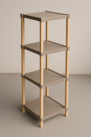 Шкаф за Кухня или Баня с 4 рафта, 25 x 26 x 100 см.