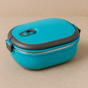 Термо кутия за храна - Тюркоаз - 700 мл. - 20 x 15 x 8 см.