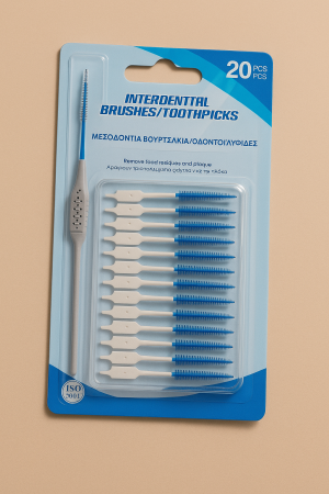 Интердентални клечки за зъби - Сини - 20 бр 