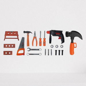 Детски комплект с 21 броя инструменти - Чук - 59 х 10 х 36 см.