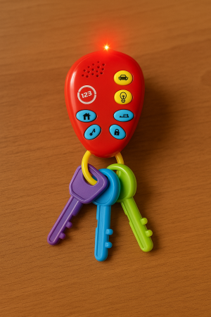 Детски ключове за кола 12+ месеца със звук и светлини 