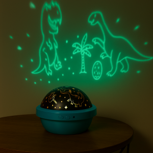 Проектор за момчета LED - Динозаври - 13 x 10.5 см.