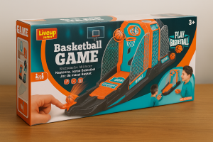 Настолна игра Баскетбол с Двойни врати - 53 x 8 x 26 см.