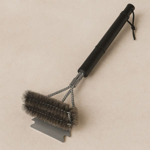 Комбинирана четка за BBQ от неръждаема стомана 42 см.