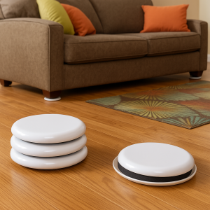 Кръгли плъзгачи за мебели 8 см - 4 бр.